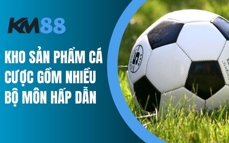 Kho sản phẩm cá cược gồm nhiều bộ môn hấp dẫn