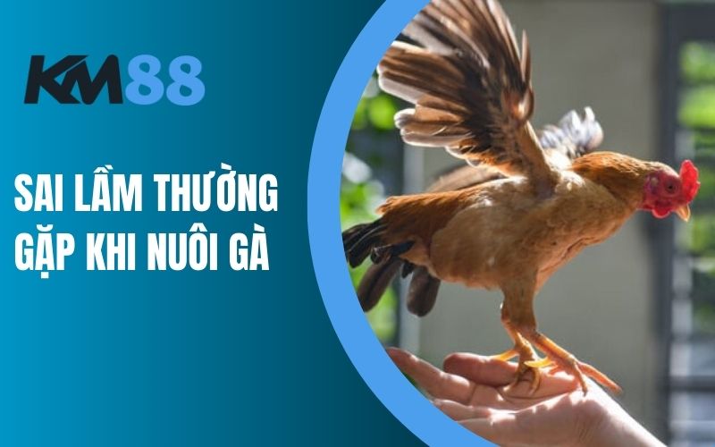 Sai lầm thường gặp khi nuôi gà tre